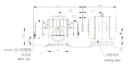 二葉羅茨風機產品示意圖 二葉羅茨風機產品示意圖